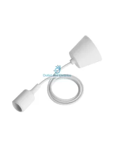 Suspension Wiva 31501114 en silicone blanc E27